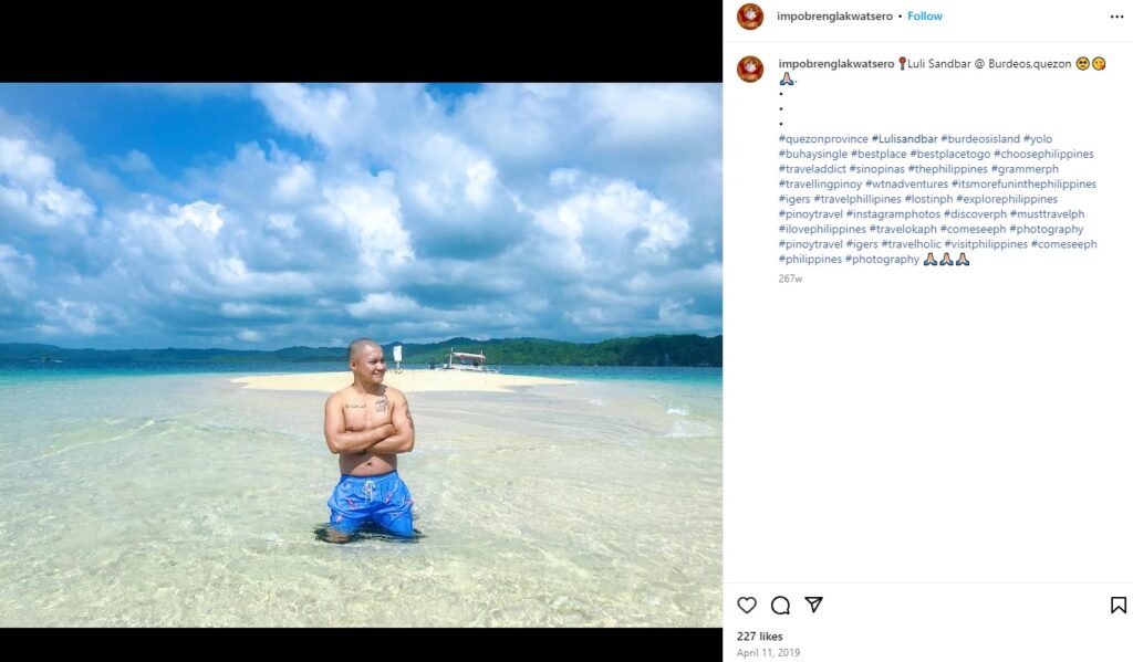 Luli Sandbar, Quezon Province