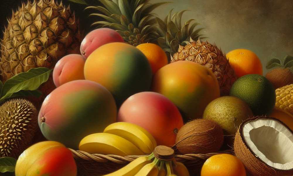 Philippine Local Fruits Painting
