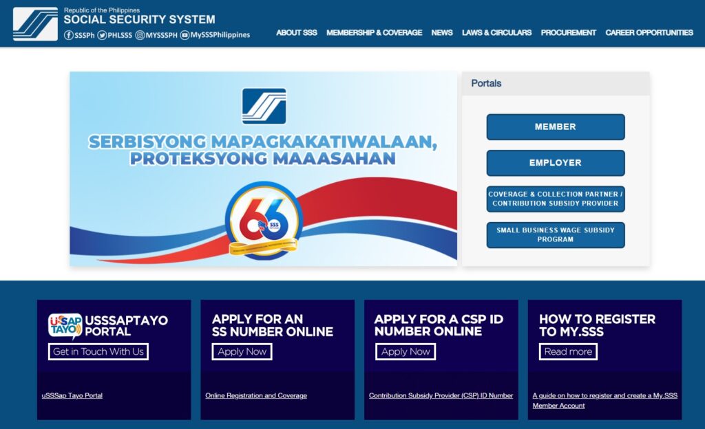 SSS Website